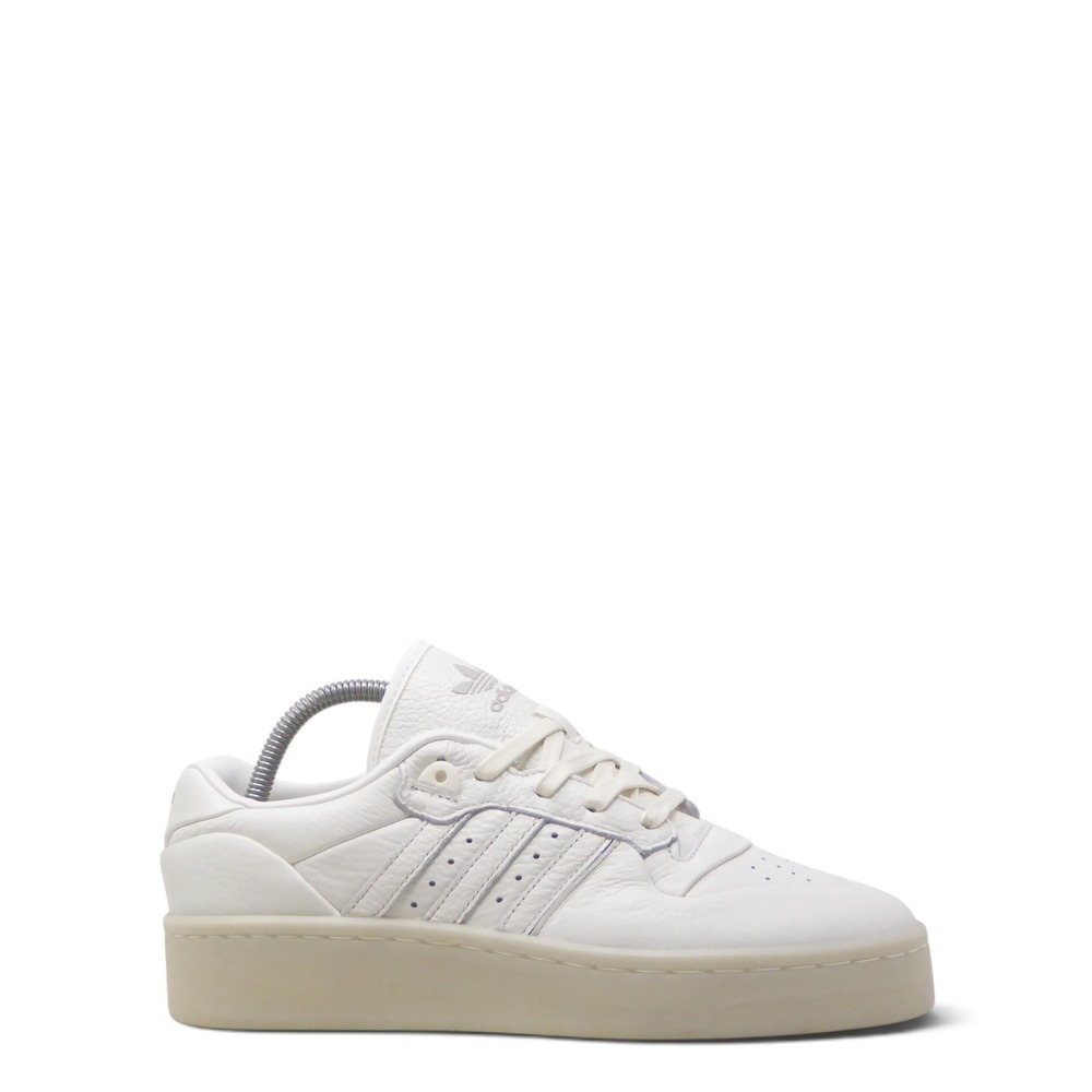 Adidas Women Rivalry Lux Low White Leather Platform Sneakers Size 9